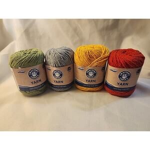4 Crafters Closet Yarn 2.50 oz 4 Ply Medium PA-6728, PA-6729, PA-6730, PA-6732